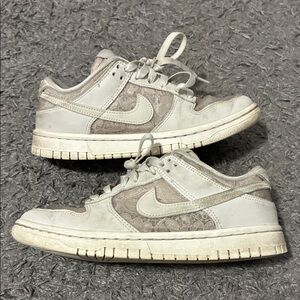 Nike dunk low lace soft pearl